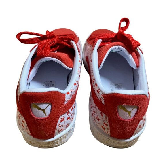 Puma Suede Classic x Hello Kitty 50th Anniversary Sneakers — Women's 9 - Picture 6 of 15